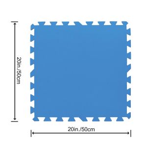 Bestway Pool-Bodenschutzfliesen Set 9 Stück à 50 x 50 cm