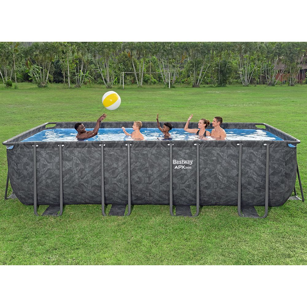 Bestway Kit piscine hors sol rectangulaire APX 365 5,49 x 2,74 x 1,32 מ'