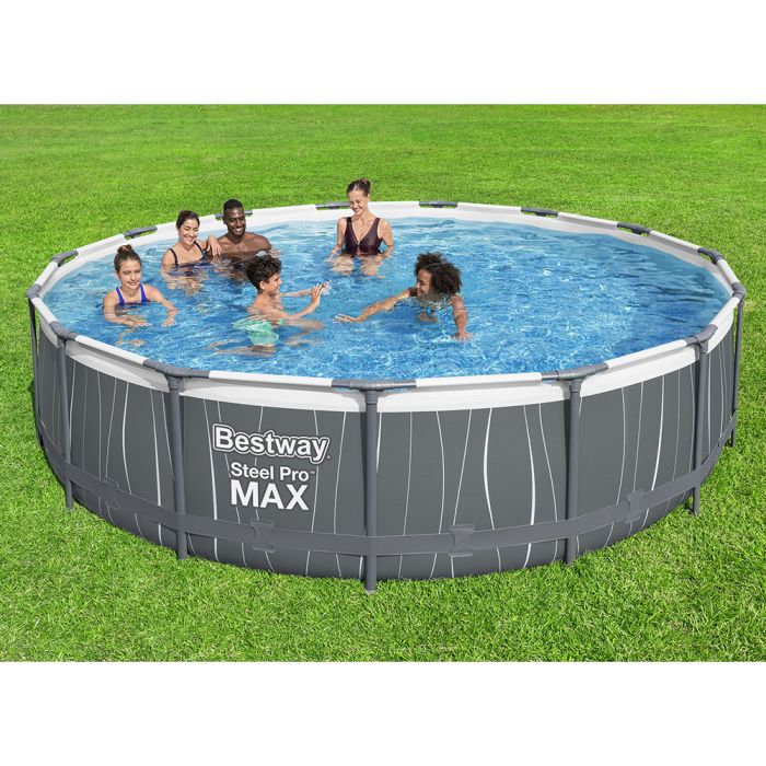 Bestway CH | Bestway Steel Pro MAX Kit piscine hors sol ronde avec