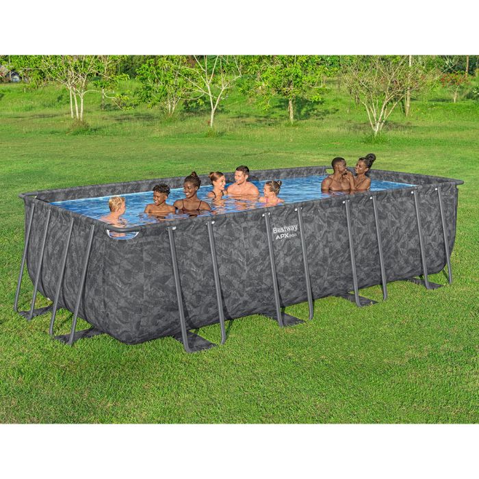 Bestway Kit piscine hors sol rectangulaire APX 365 5,49 x 2,74 x 1,32 מ'
